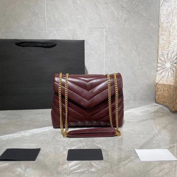 

loulou bag fashion designer luxury bags real leather messenger bag chain shoulder crossbody classic flap women pubagrse fashion shoulder