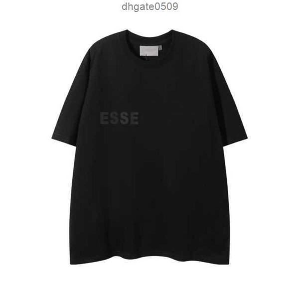 

2023 ess designer mens t-shirts womens tees short summer fashion casual with letter superior qualityogaw, White;black