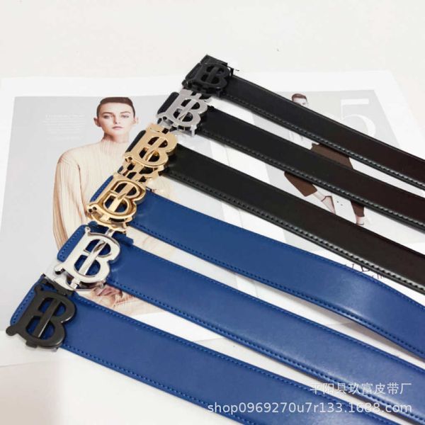 

suspenders classic ba jia cowhide business casual high grade plain pattern letter b button luxury men's pants belt, Black;brown