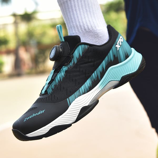 

dress shoes trend volleyball for men beginner youth badminton tennis hardwearing table sneakers plus size 45 230510, Black