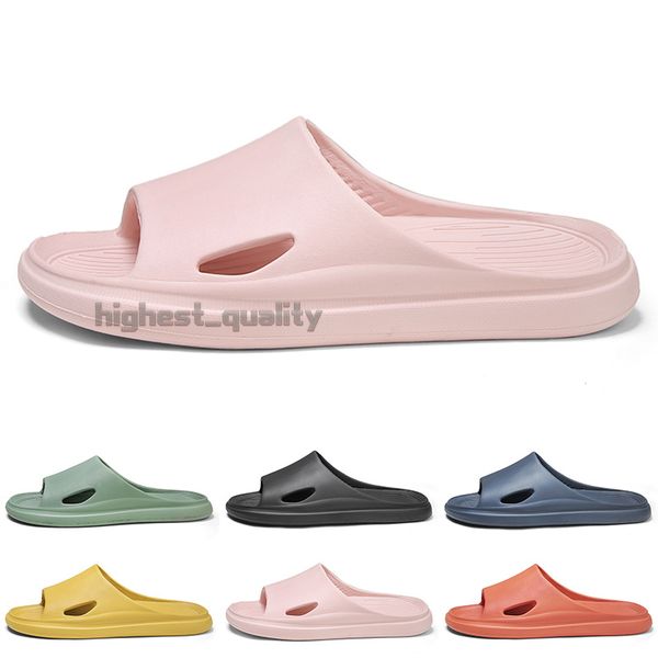 

men women summer light weight bathroom shower slippers silent practical couple slide comfortable soft mens womens home indoor outdoor beach, Black
