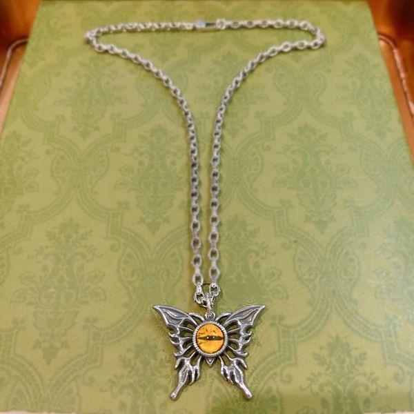 

2023 various vintage pendants necklaces ggs men women designer cuban neckwear jewelry luxury g necklace ucci gift ag4c, Silver