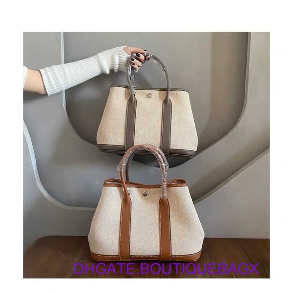 

original edition designer hremm party garden bags online store tote shopping premium leather canvas 30cm commuter casual one shoulder porta
