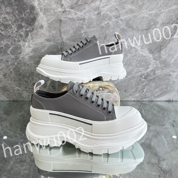 

2023 new men shoes office sneakers mens flats designer man running outdoor sports design lady sneaker platform, Black