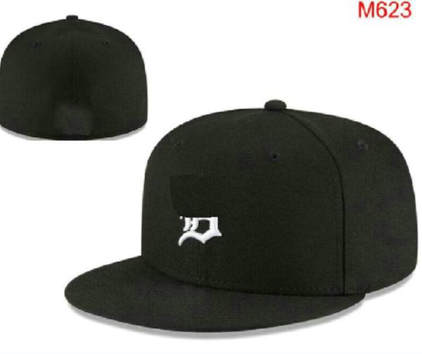 

new 2023 detroit city fitted hats cool baseball caps sox hip hop gold ny sd fitted cap men women full closed gorra casquette a0, Blue;gray
