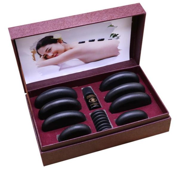 

natural spa massage stones massage energy massage stone set spa rock basalt stone 16pcsset 1869375