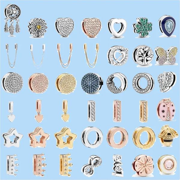 

925 silver beads charms fit pandora charm mum script heart reflexions charm, Black