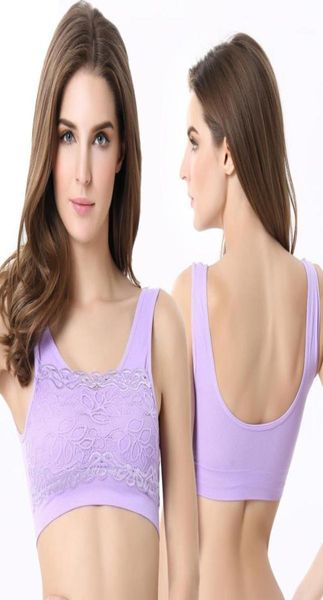 

gym clothing women039s push up shockproof padded sports bra crop tank athletic sportswear yoga fitness wear lace bras4714504, White;black