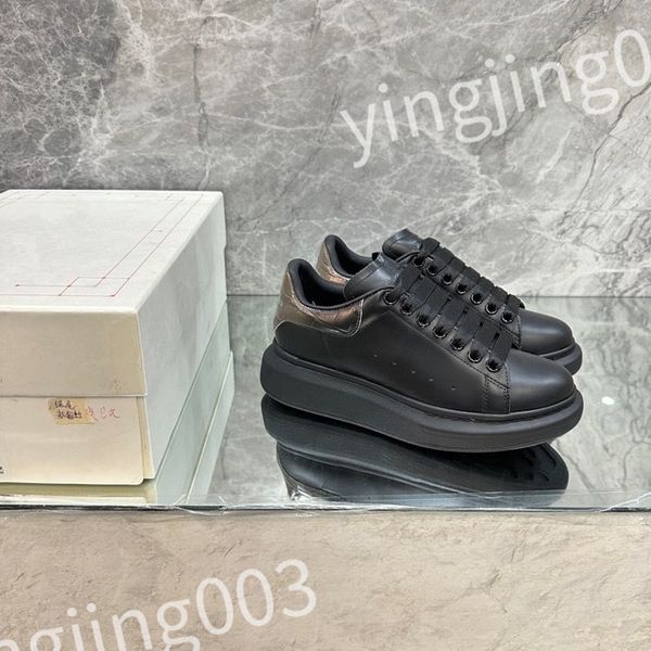 

luxurys mens womens fashion casual shoes loafers designer classic rubber platform leisure comfort four seasons shoes, Black
