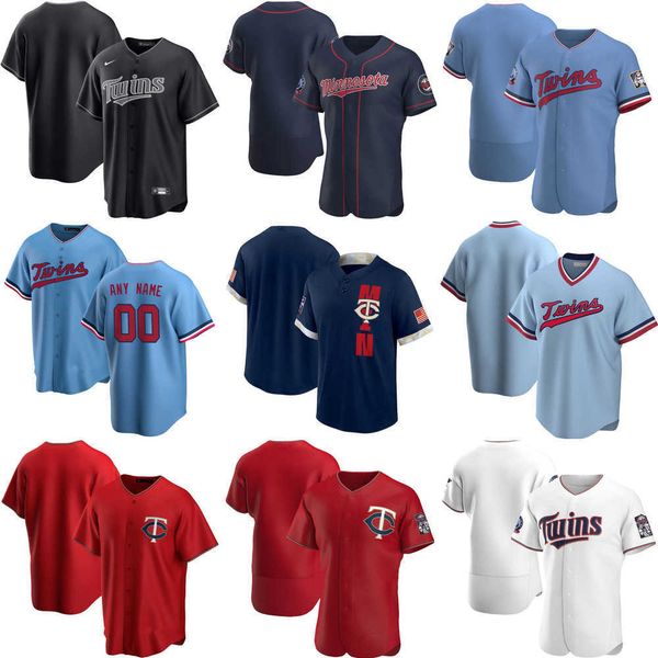 

custom jersey mens women youth minnesota''twins''27 ryan jeffers 26 max kepler 19 alex kirilloff 18 kenta maeda baseball, Blue;black