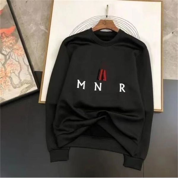 

men's pullover designer printed sweatshirt basic style couple large size embroidered spring and autumn styles-5xl, Black