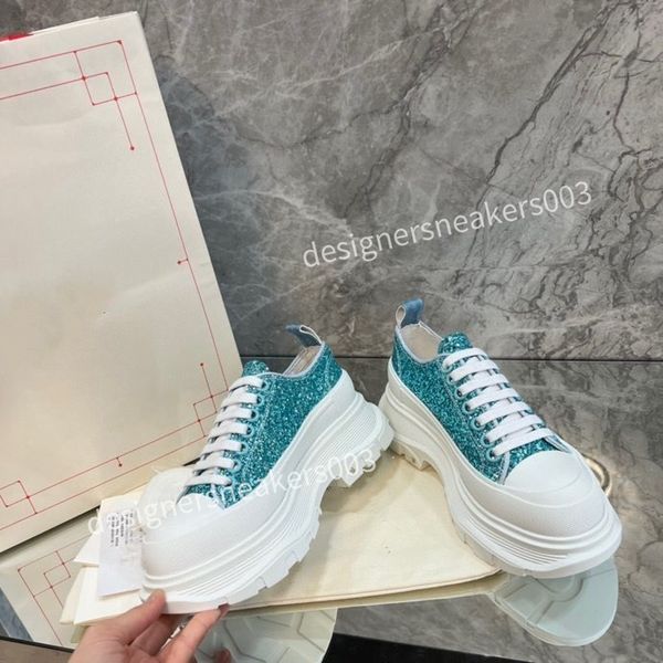 

2023new brand womens designer casual shoes classic do-old dirty shoes mid double height bottom trainers leather glitter golden quality, Black