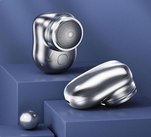 

electric shavers mini portable shaver ipx7 waterproof wet dry double use typec fast charging pocket razor beard trimmer shaving m3335490