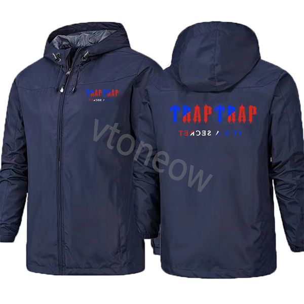 

coat men's 2023 jacket spring hooded windproof and waterproof casual windbreaker team suit customization, Black;brown