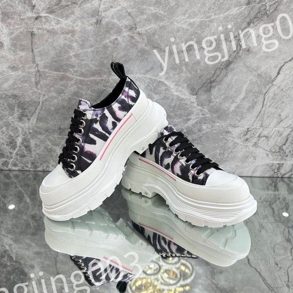 

2023 designer woman's shoe leather lace up mens fashion platform sneakers white black mens womens casual shoes