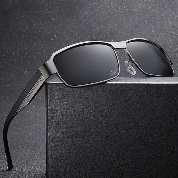

sunglasses luxury mens polarized sunglasses men driving fishing designer sun glasses for man metal vintage goggles shades antiglare uv400 23, White;black