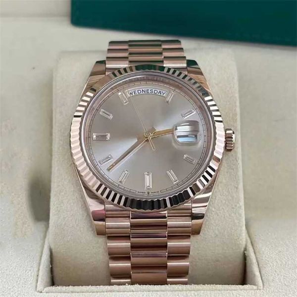 

rolexs aadesigner montre de luxe mens watches 41mm automatic mechanical movement full stainless steel watches 2813 mechanical wristwatches w