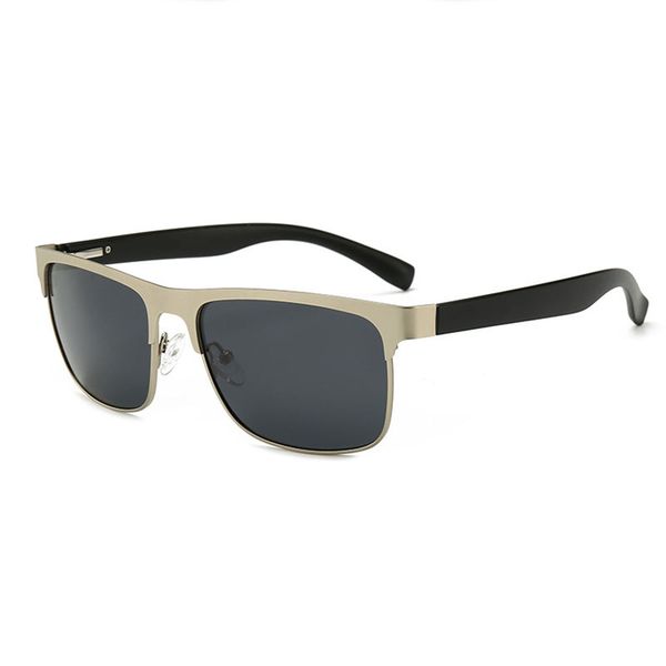 

designer men women sunglasses luxury sunglasses for women brand new men's polarized driving glasses metal square big frame outdoor fish, White;black