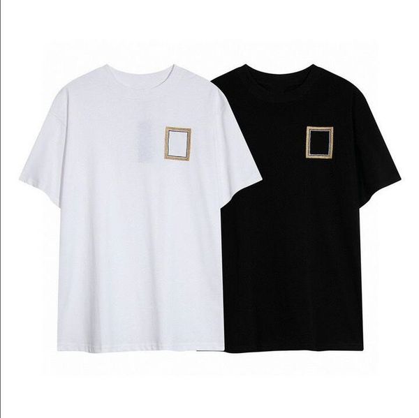 

summer t-shirt wholesale men's men's brand designer men's casual short-sleeved shirt crewneck short-sleeved, White;black