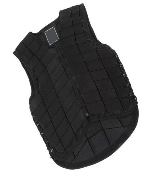 

waist support belt sports safety protective vest for horse riding adults protection equestrian adjustable back1494988, Black;gray