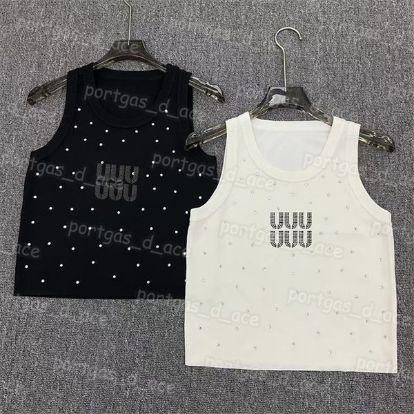 

luxury women t shirts knit sleeveless tank fashion summer cusual tanks, Black