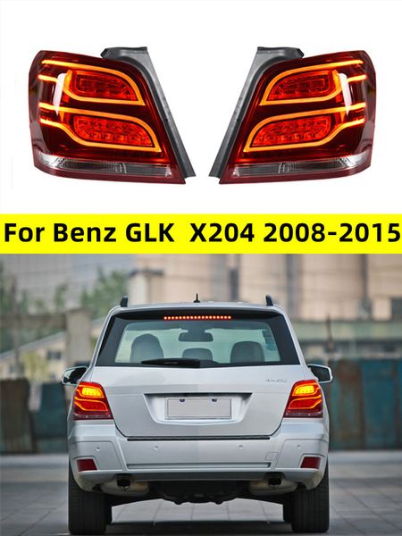 

car lights for benz glk 20 08-20 15 x204 glk200 glk260 glk300 led auto taillight assembly upgrade brake reverse
