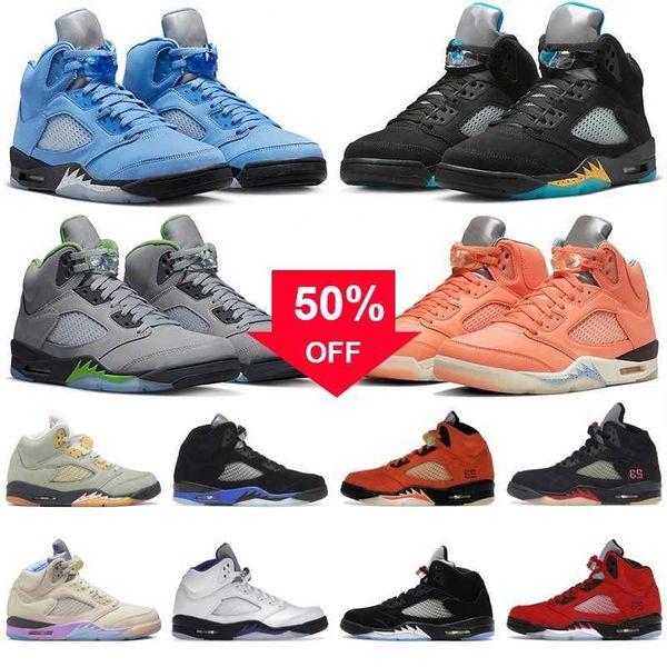 

basketball shoes jumpman 5 university blue aqua green bean crimson bliss dark concord raging bull red sail pinksicle for mens women trainers