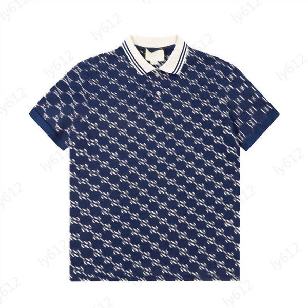 

summer shirts designer pure cotton fabric classic brand embroidered logo print decoration male dark blue polo neck short sleeved t-shirt man, White;black