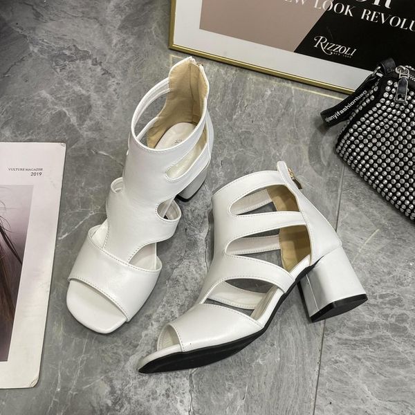 

sandals comfortable fashion shoes women sandals high heels summer sweet fashion wedding shoes white and black handmade 230511