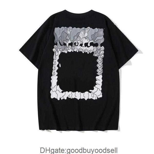 

summer t shirt mens womens designersoff t-shirts loose tees man casual luxurys clothing streetwear shorts sleeve polos tshirts size s-x off, White;black