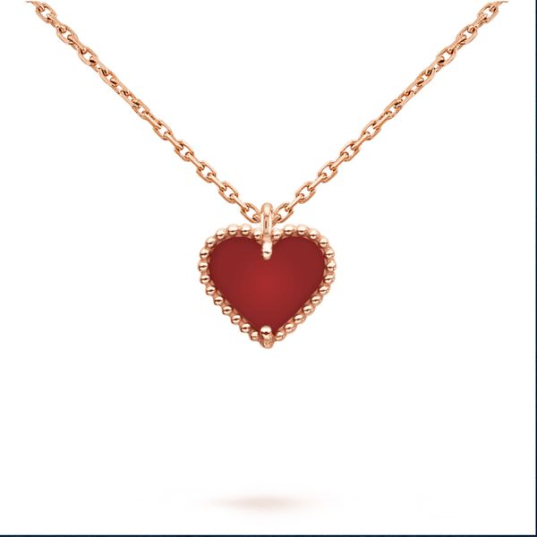 

van designer love necklace clover series necklace luxury brand 925 silver necklace non-fading non-allergic