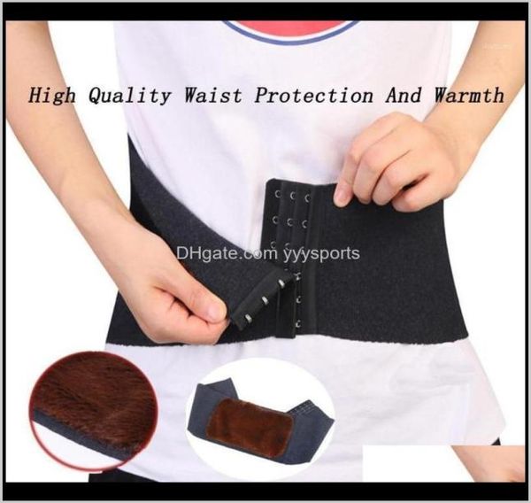 

sports waist support warm with thickened veet in autumn and winter protector body building belt six row buckles design1 k50zo 9f2s8504580, Black;gray