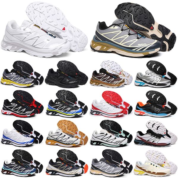 

xt6 advance xt running shoes for men triple white gray yellow misty blue black jade yellow mens trainers outdoor sports sneakers