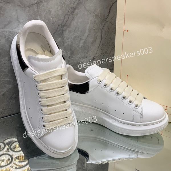 

2023new fashion mens women designer casual shoes classic do-old dirty shoes mid double height bottom trainers leather glitter golden quality, Black