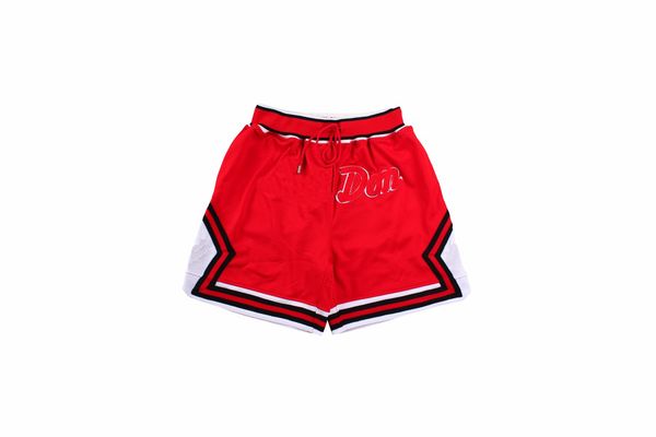 

fashion bull basketball shorts luxurys summer beach loose short letter mesh street fashion sweatpants bodybuilding summer gyms male breathab, White;black