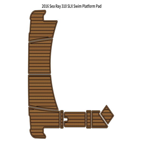 

2016 sea ray 310 slx swim platform pad boat eva foam faux teak deck floor mat