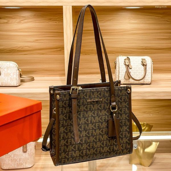 

evening bags business simple leisure commuter underarm bag mkf printing contrast color shoulder multi-function fashion women