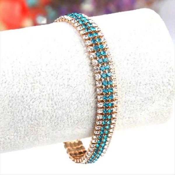 

fashion and fully jewelled little roman womens bracelet, Golden;silver