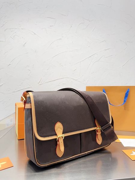 

women luxury designer shoulder bags vintage camel bag hobo double front pocket fashion ladies handle purses baguette brown