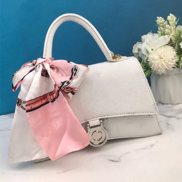 

new day packs trend fashionable minimalist design letter hourglass bag single shoulder crossbody handbag women's bag