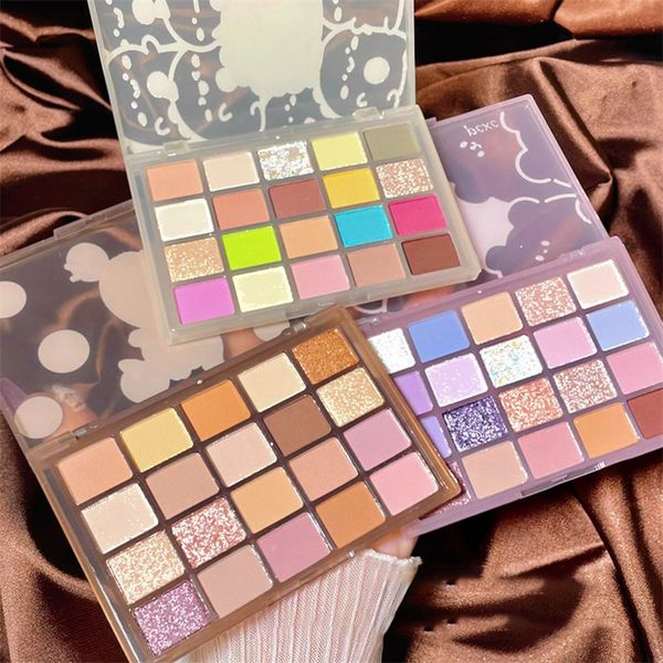 

20-color glitter eyeshadow palette create shiny fashionable eye makeup palette lasting green purple eye shadow palette cosmetics