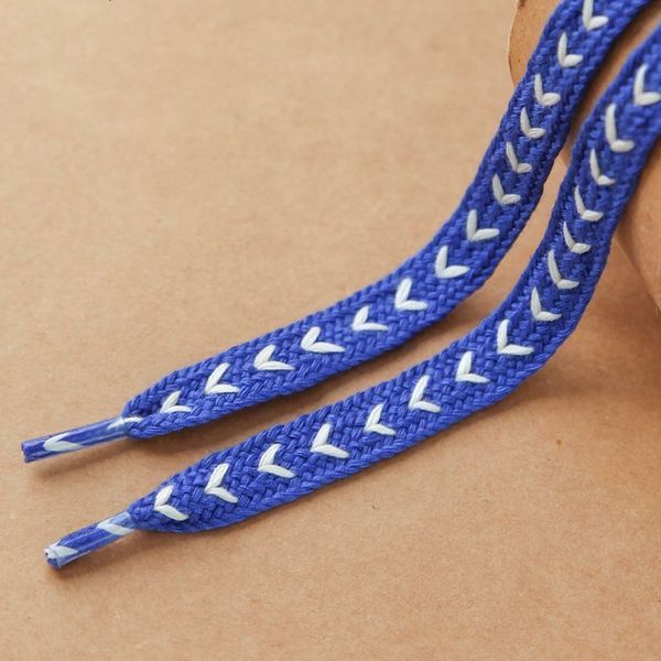 

shoe parts accessories wide laces for sneakers durable polyester fashion laces colorful 230510, White;pink
