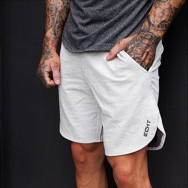 

men's shorts summer men's fitness sports casual shorts gym breathable running loose cotton training shorts 230511, White;black