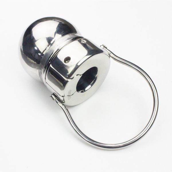 

fabric stainless steel ball stretchers eggs protect cover scrotum pendants anti kicking devices bondage lock rings male toys masturbator cup, Black;white
