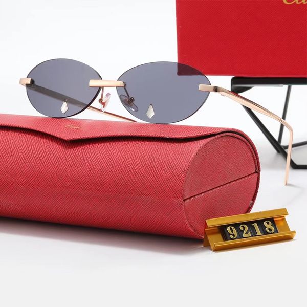 

summer sunglasses fashion designer full frame glasses pattern design for man woman with box 9218, White;black