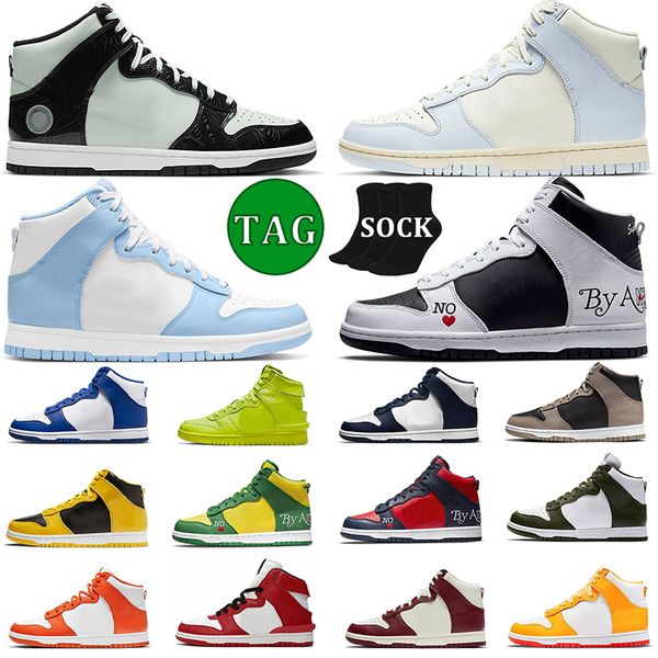 

women men running shoes 2023 new flat white black aluminum barely green by any means moon fossil football grey by any mean high men dunks ou