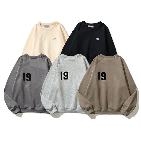

ess men's hoodies sweatshirts mens designers hoodies letters printed sweatshirt women sweatshirts hoody round neck long sleeve, Black