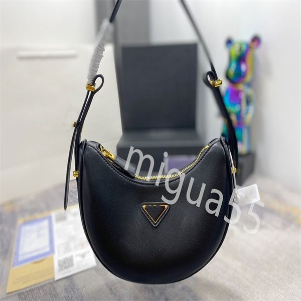 

premium designer shoulder bag genuine leather elegant vintage crescent underarm bag crossbody bags