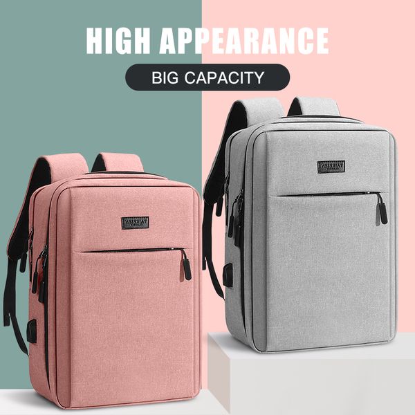 

lapbags bag 15.6inch usb backpack school bag rucksack 16 17.3inch backbag travel daypack male leisure mochila women gril 230511