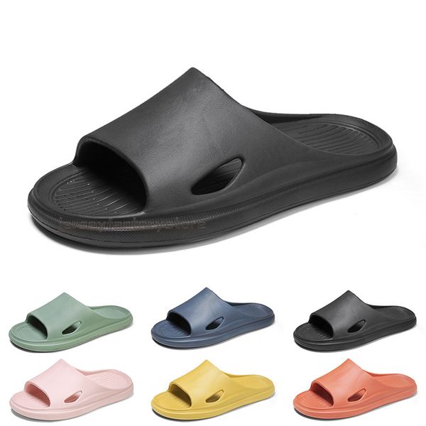 

men women summer light weight bathroom shower slippers silent practical couple slide comfortable soft mens womens home indoor outdoor beach, Black
